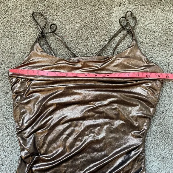 Sabora bodycon dress gold large - Picture 6 of 7